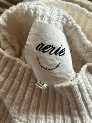 Aerie Knit Sweater Oversized thumbnail 2