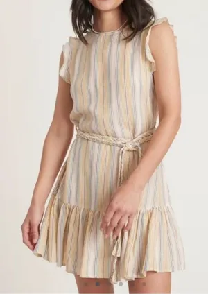 Marine Layer Women's Small New Laney Mini Dress‎ Beachy Stripe thumbnail 1