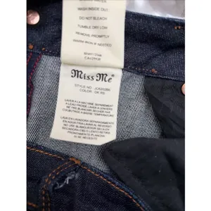 Miss Me Megan Bootcut Jeans Womens 31 Dark Wash Flap Pocket Denim Western Rugged thumbnail 6