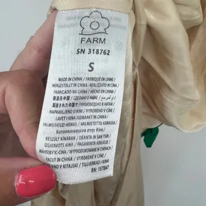 Anthropologie Farm Rio Rose shaped bodice sleeveless maxi dress Beige size small thumbnail 5