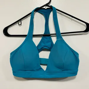 Lululemon Athletica Bra! All day breeze sports bra teal turquoise size 8! thumbnail 1
