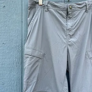 REI Utility Cargo Convertible Trail Pants Grey Size Small thumbnail 3