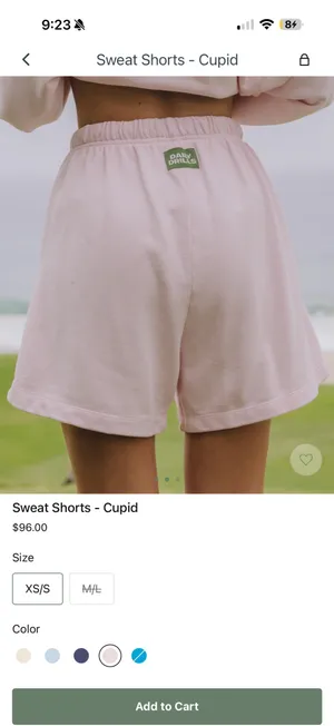 Daily Drills Cupid Sweat Shorts thumbnail 2