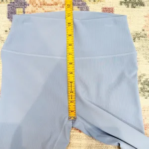 Wilo The Label Womens Ribbed Blue Leggings Size Medium Pilates Yoga Athleisure thumbnail 6