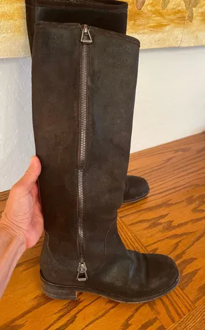 Jimmy Choo Doreen Tall Motorcycle Boot size 38 (8) thumbnail 1