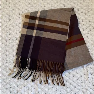Plaid scarf Brown thumbnail 1