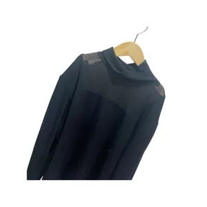 EVEREVE‎ LNA Lyra Brushed Longsleeve back Turtleneck Top Size XS. Sheer Panel thumbnail 3