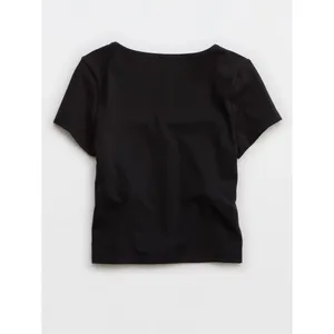 Offline by Aerie Black Real Me Square Neck Top Size XL thumbnail 12