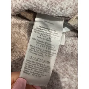 Madewell MWL (Re)sourced Sweater Fleece Shirt-Jacket Shacket Oversized XL‎ Gray thumbnail 9