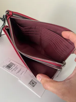 Coach Large Double Zip Wristlet thumbnail 7