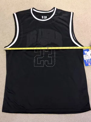 NBA LeBron James Los Angeles Lakers black jersey top thumbnail 11