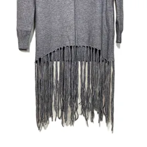 LOLA B Fringe Turtle Neck Sweater Sz S thumbnail 9