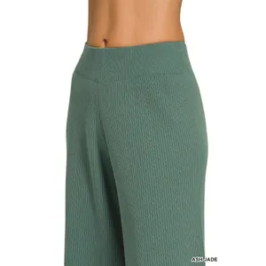 Zenana Viscose Sweater Top &‎ Pants Set - Ash Jade - Small thumbnail 9