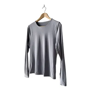 Abercrombie & Fitch Base Layer Crewneck Long Sleeve Gray Shirt XL NWT thumbnail 2