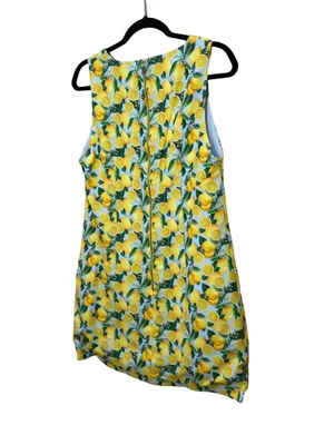 Alice + Olivia Clyde Lemon Print A-Line Shift Dress NWT Size 10 thumbnail 8