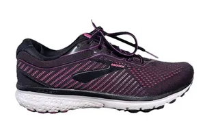 Brooks Ghost 12 Women's Running Shoes Black/Fuchsia Size 10B thumbnail 1