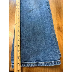 No Boundaries Womens Jeans Medium Wash Size XS High Rise Baggy Wide Leg thumbnail 8
