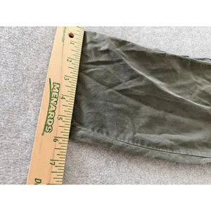Abercrombie & Fitch Women S Olive Green Paperbag Waist Utility Tapered Pants Tie thumbnail 3