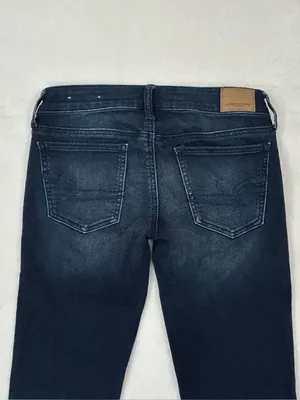 American Eagle Super Stretch X Low-Rise Dark Blue Jegging Jeans Women’s 27x30 thumbnail 12
