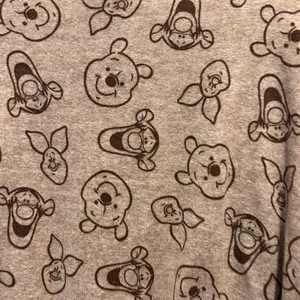 Disney Winnie the Pooh Tigger Piglet Set Women's XL 2‎ Piece Pants Tan Lounge thumbnail 5