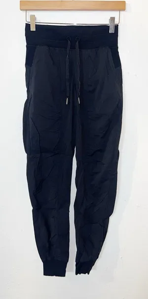 Lululemon Dance Studio Mid-Rise Black Drawstring Jogger Pants thumbnail 1