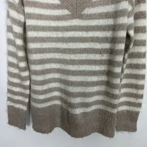 American Eagle Jegging Fit Striped Fuzzy Striped Sweater Size Small Oversized thumbnail 5