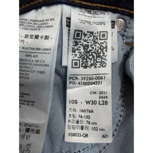 Levi's 505 Classic Straight Mid‎ Rise Jeans Blue Women's Sz 10 W30 L28 thumbnail 9