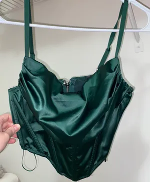 Urban Outfitters Corset Zipper Top thumbnail 1