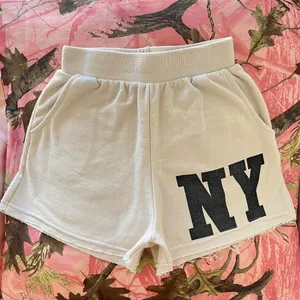 Fashion Club new york high waisted cream lounge shorts thumbnail 6