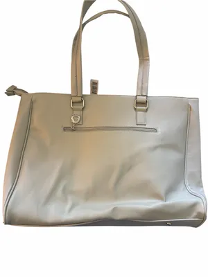 NEW WITH TAGS Bella Russo Laptop Large Grey Tote Bag, Office, Travel thumbnail 2