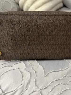 Michael Kors Brown Signature Tote with Tan Leather Straps thumbnail 5