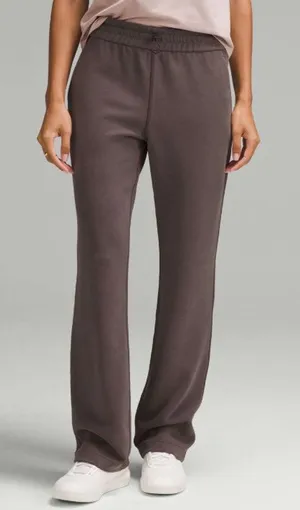 Lululemon‎ Softstreme High Rise Pant 14 Brown Wide Leg Lounge Athleisure thumbnail 1