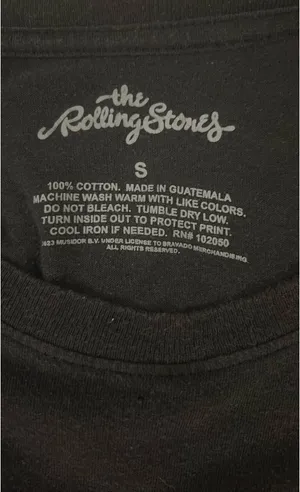 The Rolling Stones Black Graphic T-Shirt thumbnail 3