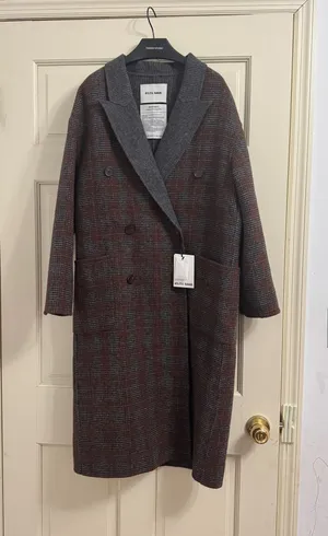 Oversized wool coat Brown thumbnail 1