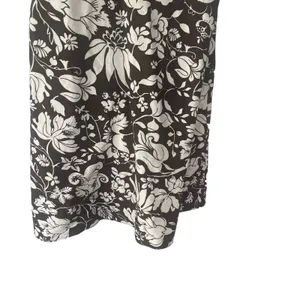 Ann Taylor‎ Women's 2 XS Brown White Floral Sleeveless Midi Dress Kentucky Derby thumbnail 3