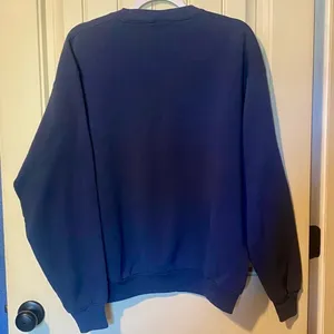 Vintage 90s Guess Blue Long Sleeve Crew Neck Sweatshirt thumbnail 4