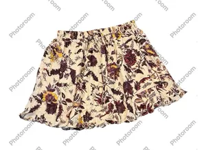 Eveafter Mini Swing Collection Selena Skirt Size Medium Floral‎ Pull On Ruffle thumbnail 1