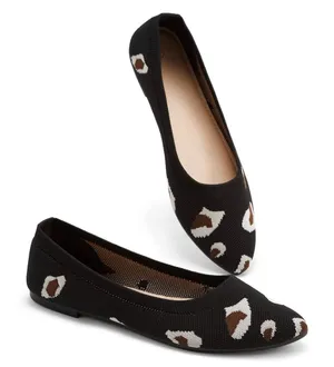 BABUDOG Women's‎ Mesh Flats Shoes Pointed-Toe Memory Foam Flats (Leopard.US8) thumbnail 1