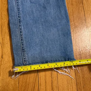 Harper High Rise Distressed Blue Jeans thumbnail 9
