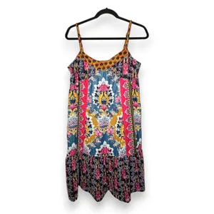 Anthropologie | S | Zadie Velvet Boho Floral Ruffled Hem Women's Mini Slip Dress thumbnail 2