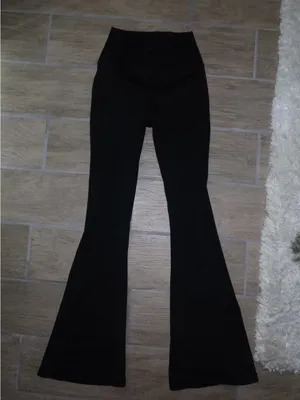 Yogalicious Lux Black High-Waist Flared Leggings thumbnail 3