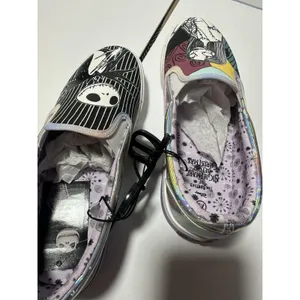 Nightmare Before Christmas Jack and Sally Slip On Sneakers 7 1/2 thumbnail 8