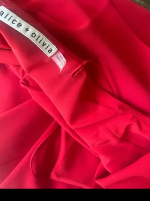 Alice + Olivia Kipp Mini Red Dress Size 4 thumbnail 10