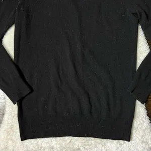 J. Crew Black Wool and Cashmere Button Front Sweater Cardigan thumbnail 9