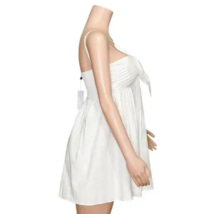 LOVERS + FRIENDS Somerset Bow Mini Dress, White, Small thumbnail 10