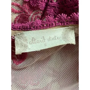 Altar'd State Norrie Norris Women's Floral Embroidery Sheer Maxi A-Line Dress S thumbnail 5