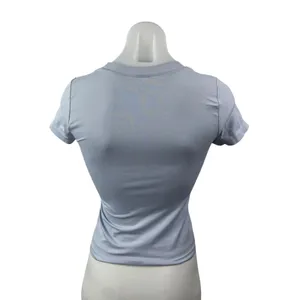 Aritzia Sunday Best Sinch Seamless Women's Short Sleeve Crop Tee T-shirt Top S thumbnail 4