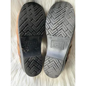 Dansko Brown Suede Clogs Mule Shoes Size 38 thumbnail 5