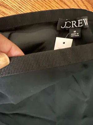 J Crew Black Sheer Chiffon Gweneth Maxi Skirt NWT thumbnail 7