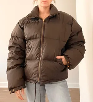 Vintage American Eagle Brown Ultra Puffer Goose Down Jacket thumbnail 1
